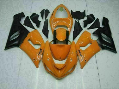 Naranja Kits Completo Carenado Kawasaki ZX6R 2005-2006