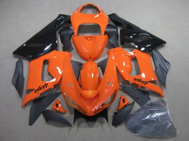 Naranja Negro Ninja ABS Carenado Kawasaki ZX6R 2005-2006