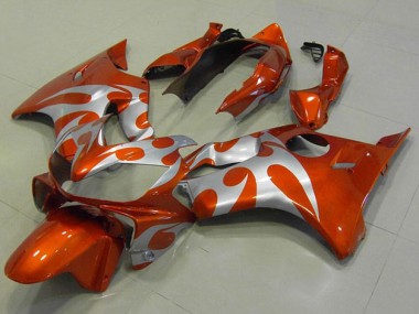 Naranja Plata Carenado Honda CBR 600 F4i 2004-2007