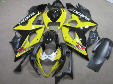 Negro Amarillo Carenado Suzuki GSXR 1000 K5 2005-2006