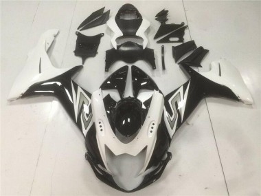 Negro Blanco ABS Plástico Suzuki GSXR 600 / 750 K11 2011-2021