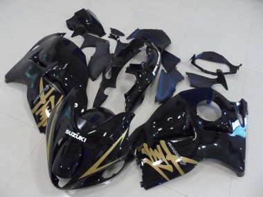 Negro Oro Calcomanías Carenado Suzuki GSXR 1300 Hayabusa 1996-2007