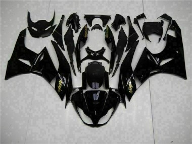 Negro Oro Ninja Carenado Kawasaki ZX6R 2009-2012