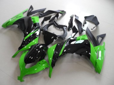 Negro Verde Kit ABS Carenado Kawasaki ZX 300R 2013-2016