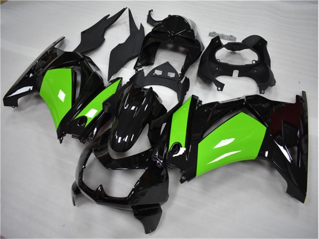 Negro Verde Kit Completo Carenado Kawasaki EX250 2008-2012