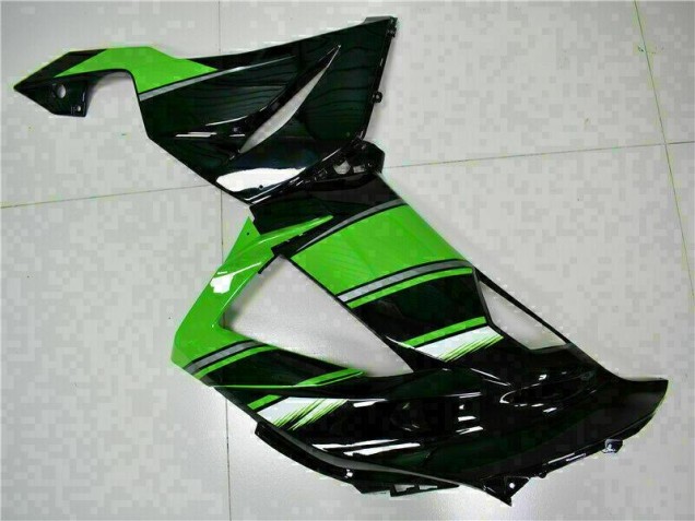 Negro Verde Kit Completo Carenado Kawasaki ZX6R 2013-2018