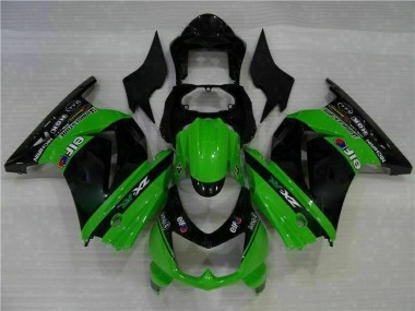 Negro Verde Plástico Kawasaki EX250 2008-2012