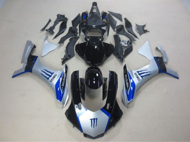 Plata Negro Azul Monster Carenado Yamaha R1 2015-2019