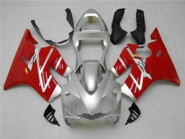 Plata Rojo Carenado Honda CBR 600 F4i 2001-2003