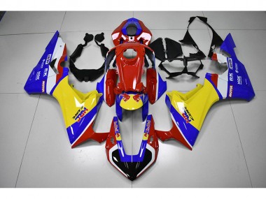 Rojo Amarillo Azul HRC Red Bull Carenado Honda CBR 1000 RR 2017-2023