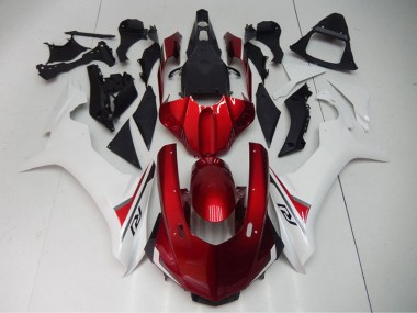 Rojo Blanco ABS Plástica Yamaha R1 2015-2019