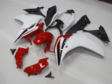 Rojo Blanco Negro Carenado Honda CBR 600 F 2011-2013