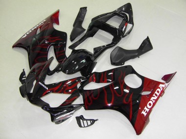 Rojo Llama ABS Plásticos Honda CBR 600 F4i 2001-2003