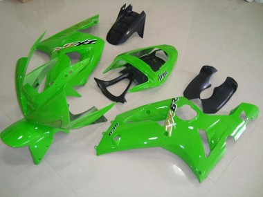 Verde Carenado & Plástico Kawasaki ZX6R 2003-2004