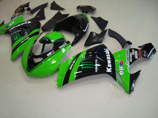 Verde Monster Carrera Carenado Kawasaki ZX10R 2006-2007