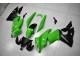 Verde Negro ABS Plástico Kawasaki EX650 2009-2011