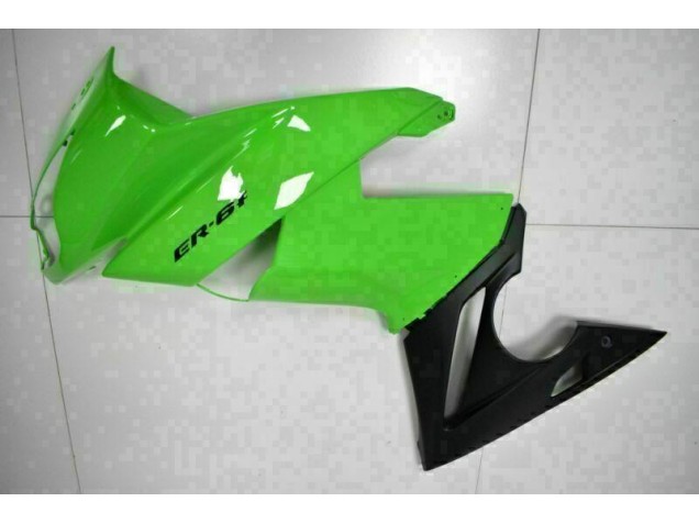 Verde Negro ABS Plástico Kawasaki EX650 2009-2011