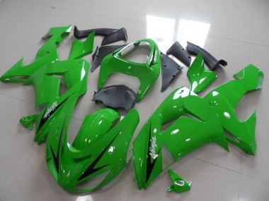 Verde Negro Arrow Carenado Kawasaki ZX10R 2006-2007