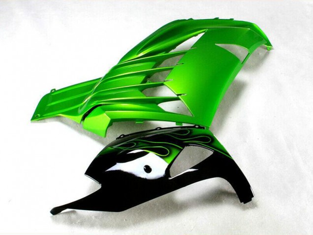 Verde Negro Carenado Kawasaki ZX14R ZZR 1400 2012-2021