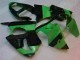 Verde Negro Kit Carenado Inyección Kawasaki ZX6R 2000-2002