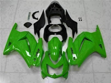 Verde Negro Ninja ABS Plásticos Kawasaki EX250 2008-2012