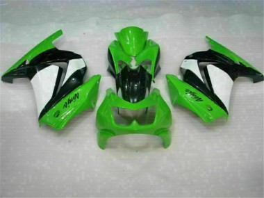 Verde Negro Ninja Kits Completo Carenado Kawasaki EX250 2008-2012