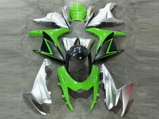 Verde Plata Kits Carenado Suzuki GSXR 600 / 750 K11 2011-2021